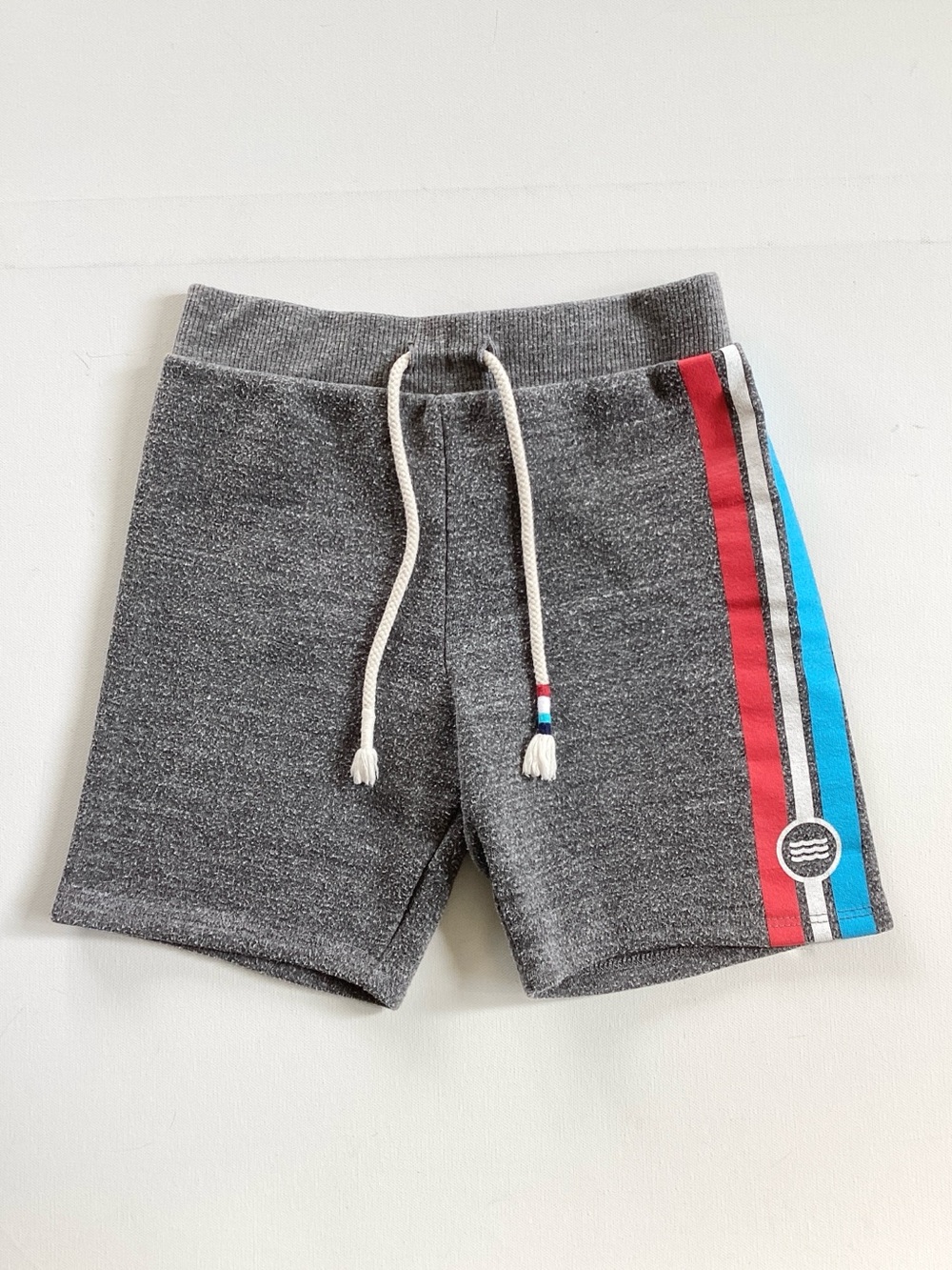 Sol Angeles Gray Graphic Shorts